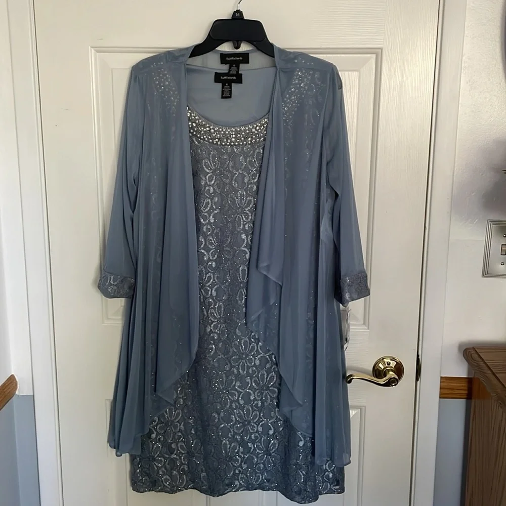 R&M Richard MOB dress, teal size 16 - Picture 1 of 13